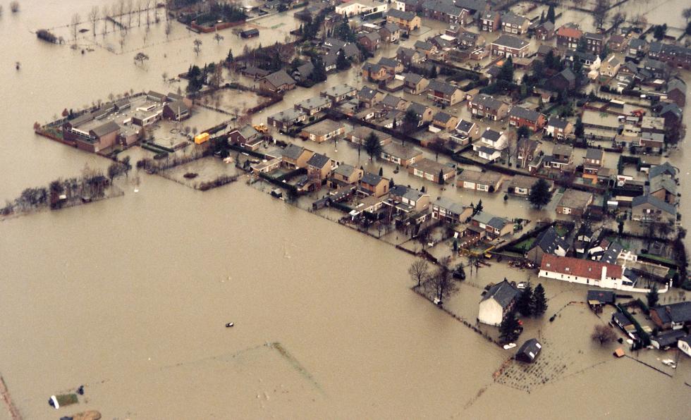 Photo of a flooded landscape