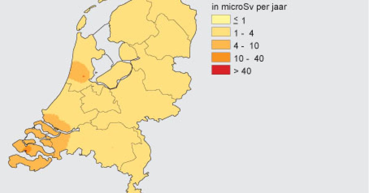 Stralingsdosis Door Lozingen Van Radioactieve Stoffen Naar Lucht Door ...