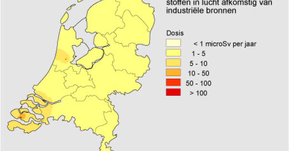 Stralingsdosis Door Emissies Van De Nederlandse Industrie, 2002 ...