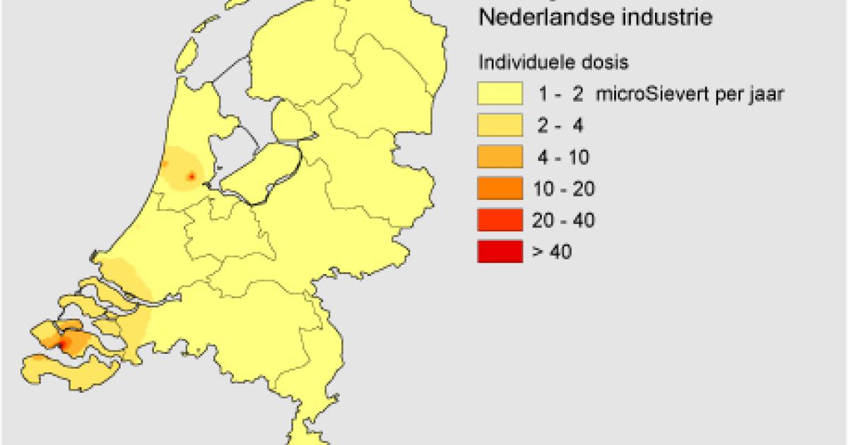 Stralingsdosis Door Emissies Van De Nederlandse Industrie, 2003 ...